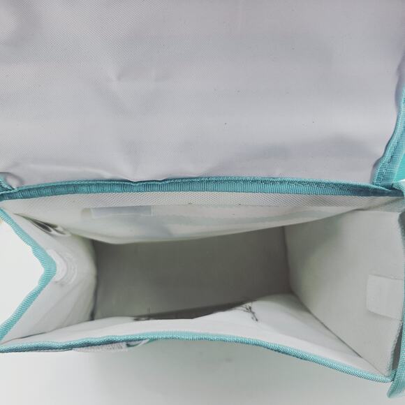 Thirty One Pack and Pull Caddy Aqua White Baby Bag for Diaper Wipes Road Trip - Picture 7 of 11